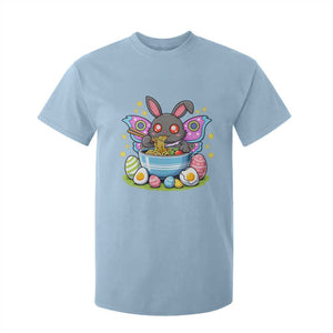 Funny Easter Mothman Eating Ramen T Shirt For Kid Cryptid Lover Gift TS12 Light Blue Print Your Wear
