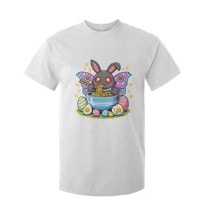 Funny Easter Mothman Eating Ramen T Shirt For Kid Cryptid Lover Gift TS12 White Print Your Wear