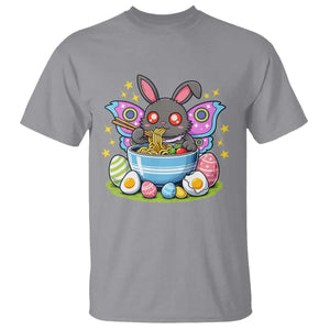 Funny Easter Mothman Eating Ramen T Shirt Cryptid Lover Gift TS12 Sport Gray Print Your Wear