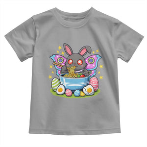 Funny Easter Mothman Eating Ramen Toddler T Shirt Cryptid Lover Gift TS12 Sport Gray Print Your Wear