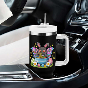 Funny Easter Mothman Eating Ramen Tumbler With Handle Cryptid Lover Gift TS12 Print Your Wear