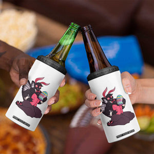 Sexy Easter Bunny Mothman 4 in 1 Can Cooler Tumbler Cryptid Humor Gift TS12 Print Your Wear
