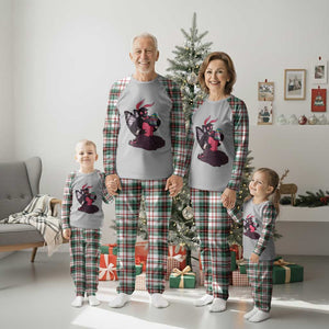 Sexy Easter Bunny Mothman Plaid Pajama Set Cryptid Humor Gift TS12 Christmas Plaid Print Your Wear