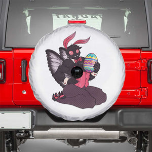 Sexy Easter Bunny Mothman Spare Tire Cover Cryptid Humor Gift TS12 White Print Your Wear
