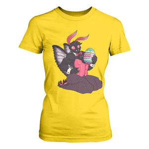 Sexy Easter Bunny Mothman T Shirt For Women Cryptid Humor Gift TS12 Daisy Print Your Wear