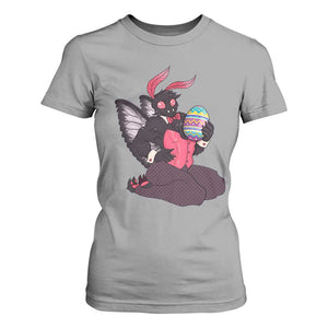 Sexy Easter Bunny Mothman T Shirt For Women Cryptid Humor Gift TS12 Sport Gray Print Your Wear
