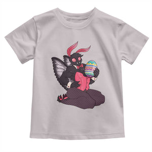 Sexy Easter Bunny Mothman Toddler T Shirt Cryptid Humor Gift TS12 Ice Gray Print Your Wear