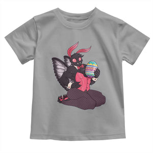 Sexy Easter Bunny Mothman Toddler T Shirt Cryptid Humor Gift TS12 Sport Gray Print Your Wear