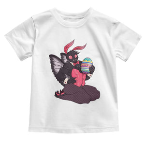 Sexy Easter Bunny Mothman Toddler T Shirt Cryptid Humor Gift TS12 White Print Your Wear