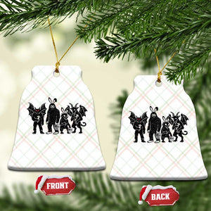 Funny Easter Cryptid Squad Ceramic Ornament Bigfoot Mothman Jersey Devil Chupacabra Gift TS12 Print Your Wear