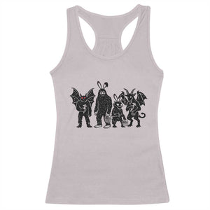Funny Easter Cryptid Squad Racerback Tank Top Bigfoot Mothman Jersey Devil Chupacabra Gift TS12 Ice Gray Print Your Wear
