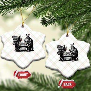 Funny Bigfoot And Mothman Egg Painting Ceramic Ornament Cryptid Easter Gift TS12 Print Your Wear