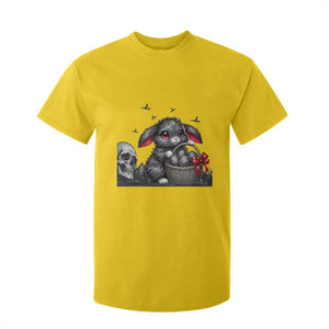 Gothic Easter Bunny T Shirt For Kid Dark Aesthetic Rabbit Gift TS12 Daisy Print Your Wear