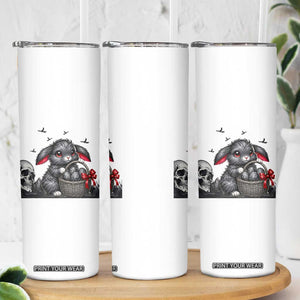 Gothic Easter Bunny Skinny Tumbler Dark Aesthetic Rabbit Gift TS12 Print Your Wear