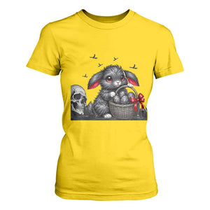 Gothic Easter Bunny T Shirt For Women Dark Aesthetic Rabbit Gift TS12 Daisy Print Your Wear
