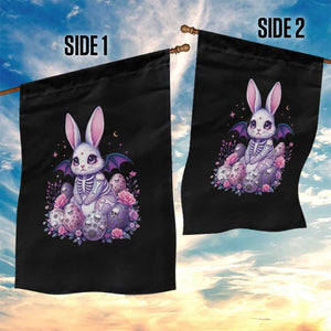 Cute Spooky Easter Bunny Garden Flag Pastel Goth Rabbit Gift TS12 Print Your Wear