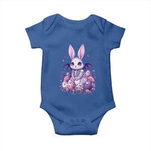 Cute Spooky Easter Bunny Baby Onesie Pastel Goth Rabbit Gift TS12 Royal Blue Print Your Wear