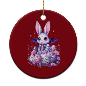 Cute Spooky Easter Bunny Ceramic Ornament Pastel Goth Rabbit Gift TS12 1pc Red Print Your Wear