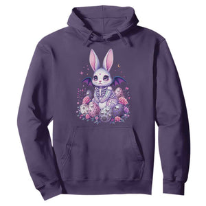 Cute Spooky Easter Bunny Hoodie Pastel Goth Rabbit Gift TS12 Purple Print Your Wear