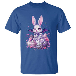 Cute Spooky Easter Bunny T Shirt Pastel Goth Rabbit Gift TS12 Royal Blue Print Your Wear