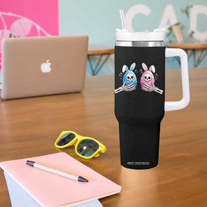 Gothic Easter Gift Tumbler With Handle Skeleton Hands Holding Easter Eggs TS12 Print Your Wear