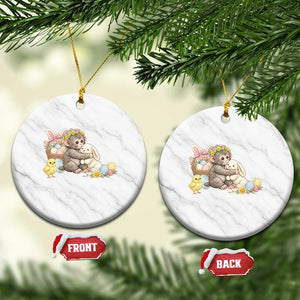 Cute Punch Baby Monkey Easter Ceramic Ornament Funny Animal Gift TS12 1pc White Marble Print Your Wear