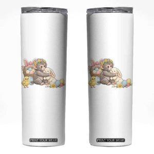 Cute Punch Baby Monkey Easter Skinny Tumbler Funny Animal Gift TS12 White Print Your Wear