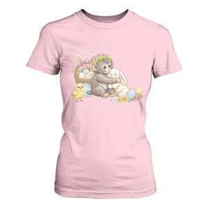 Cute Punch Baby Monkey Easter T Shirt For Women Funny Animal Gift TS12 Light Pink Print Your Wear