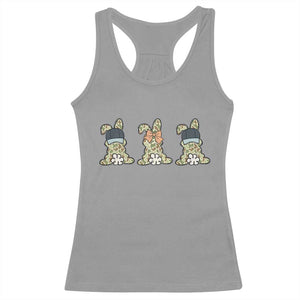 Camo Easter Bunny Racerback Tank Top Funny Hunter Easter Gift TS12 Sport Gray Print Your Wear