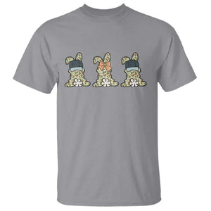 Camo Easter Bunny T Shirt Funny Hunter Easter Gift TS12 Sport Gray Print Your Wear