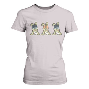Camo Easter Bunny T Shirt For Women Funny Hunter Easter Gift TS12 Ice Gray Print Your Wear