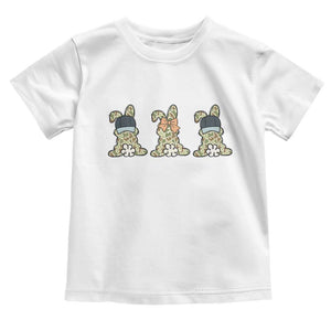 Camo Easter Bunny Toddler T Shirt Funny Hunter Easter Gift TS12 White Print Your Wear