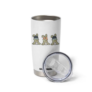 Camo Easter Bunny Tumbler Cup Funny Hunter Easter Gift TS12 Print Your Wear
