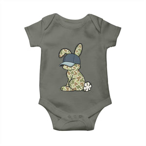 Camouflage Bunny Baby Onesie Funny Hunter Easter Gift TS12 Military Green Print Your Wear