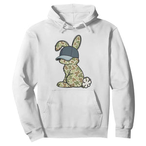Camouflage Bunny Hoodie Funny Hunter Easter Gift TS12 White Print Your Wear