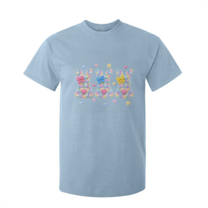 Faux Yarn Easter Bunny Effect Printed T Shirt For Kid Coquette Aesthetic Gift TS12 Light Blue Print Your Wear