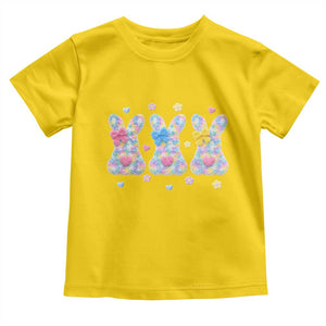 Faux Yarn Easter Bunny Effect Printed Toddler T Shirt Coquette Aesthetic Gift TS12 Daisy Print Your Wear