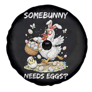 Funny Easter Chicken Bunny Ears Spare Tire Cover Somebunny Needs Eggs TS12 Print Your Wear
