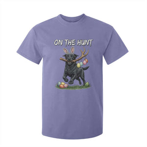 Funny Easter Hunting Dog T Shirt For Kid Labrador Bunny Ears On The Hunt TS12 Violet Print Your Wear