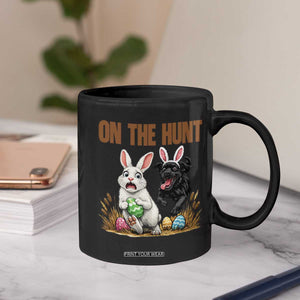 Funny Easter Labrador Bunny Ears Coffee Mug On The Hunt TS12 Print Your Wear