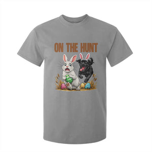 Funny Easter Labrador Bunny Ears T Shirt For Kid On The Hunt TS12 Sport Gray Print Your Wear