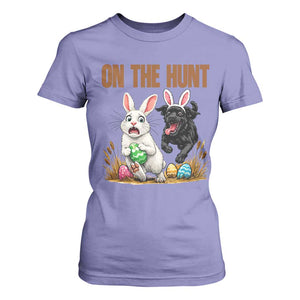 Funny Easter Labrador Bunny Ears T Shirt For Women On The Hunt TS12 Violet Print Your Wear