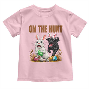 Funny Easter Labrador Bunny Ears Toddler T Shirt On The Hunt TS12 Light Pink Print Your Wear
