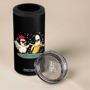 Funny Banana Chicken Dance 4 in 1 Can Cooler Tumbler Chaos Dance Meme Graphic TS12 Print Your Wear
