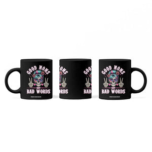 Skeleton Messy Bun Mom Coffee Mug Good Moms Say Bad Words TS12 Print Your Wear