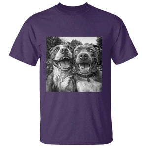 Pitbull Selfie Meme T Shirt Funny Dog Lover Graphic TS12 Purple Print Your Wear