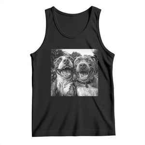 Pitbull Selfie Meme Tank Top Funny Dog Lover Graphic TS12 Black Print Your Wear