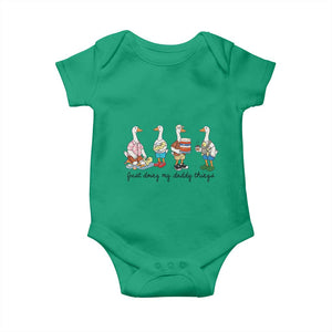 Funny Goose Just Doing My Daddy Things Baby Onesie Fathers Day Gift TS12 Irish Green Print Your Wear