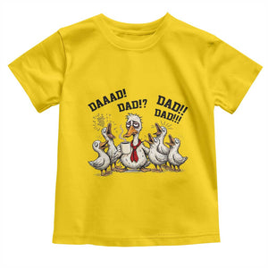 Funny Duck Dad Daaad Dad Dad Toddler T Shirt Tired Dad Life Fathers Day Graphic TS12 Daisy Print Your Wear