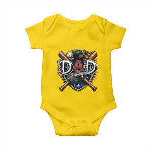 Baseball Dad Est 2026 Baby Onesie New Dad Father's Day Gift TS12 Daisy Print Your Wear